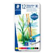 aquarel kleurpotloden - metalen etui 12 st DJ (14610C M12)