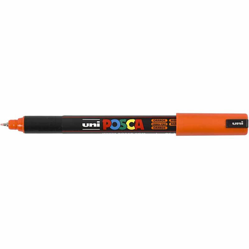 Uni Posca Verfmarker - lijndikte: 0,7 mm - PC-1MR - Donker Oranje - 04