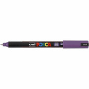 Uni Posca Verfmarker - lijndikte: 0,7 mm - PC-1MR - Paars - 12