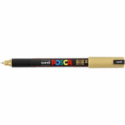 Uni Posca Verfmarker - lijndikte: 0,7 mm - PC-1MR - Goud - 25