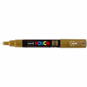 Uni Posca Verfmarker - lijndikte: 0,7 mm - PC-1MC - Goud - 25