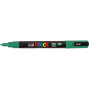 Uni Posca Verfmarker - lijndikte: 0,9-1,3 mm - PC-3M - Donkergroen - 6
