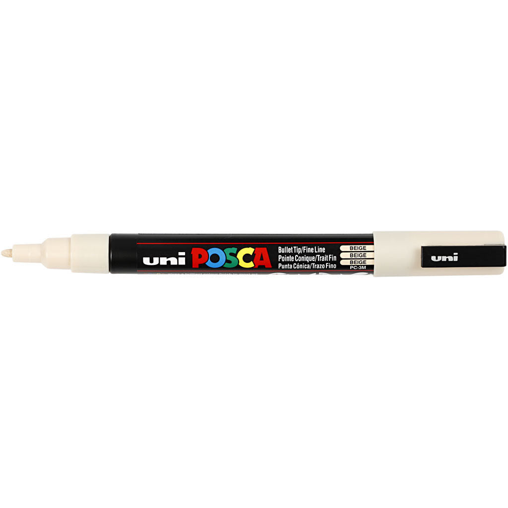 Uni Posca Verfmarker - lijndikte: 0,9-1,3 mm - PC-3M - Beige - 45