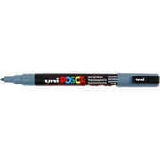 Uni Posca Verfmarker - lijndikte: 0,9-1,3 mm - PC-3M - Leigrijs - 61