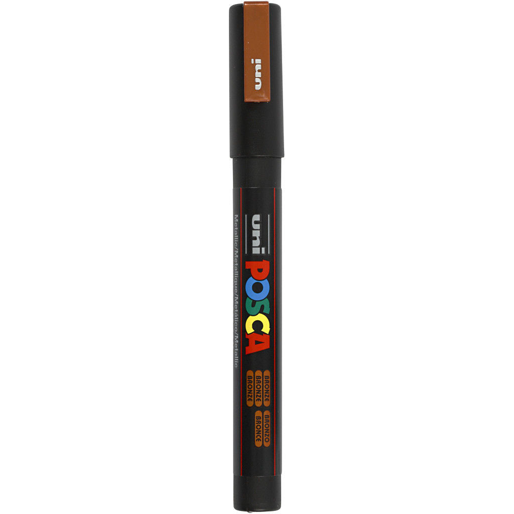 Uni Posca Verfmarker - lijndikte: 0,9-1,3 mm - PC-3M - Brons - 42