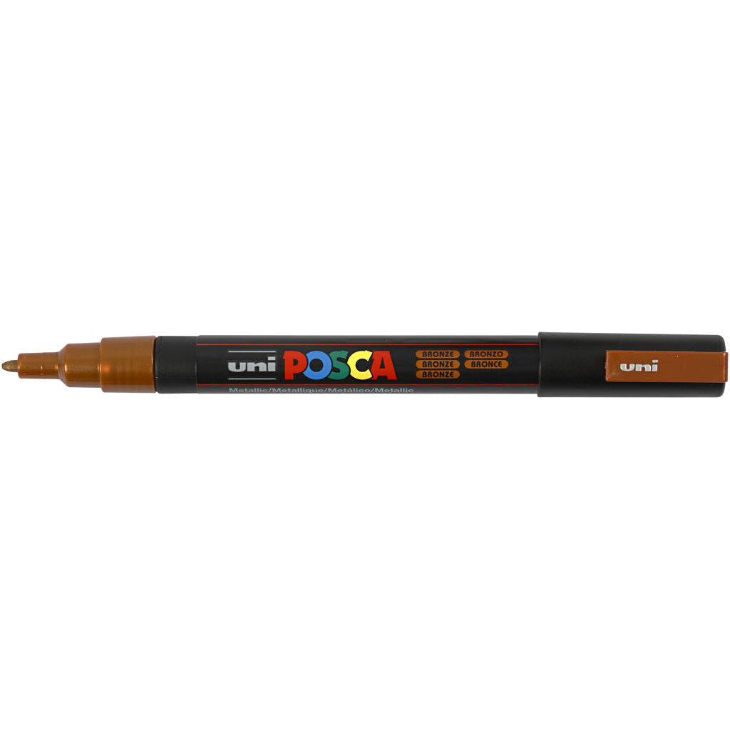 Uni Posca Verfmarker - lijndikte: 0,9-1,3 mm - PC-3M - Brons - 42