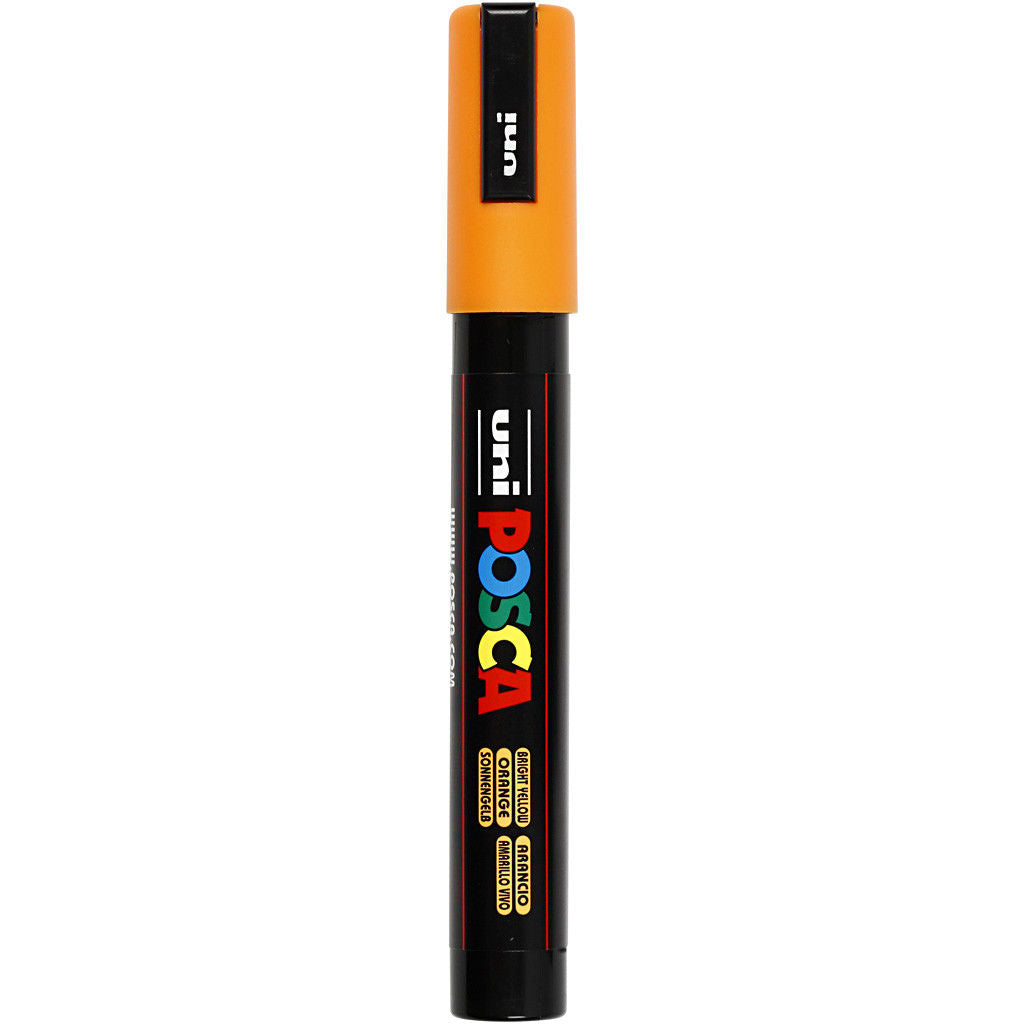 Uni Posca Verfmarker - lijndikte: 2,5 mm - PC-5M - Oranje - 3