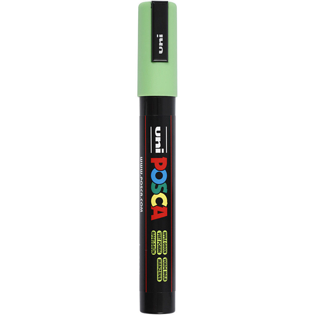 Uni Posca Verfmarker - lijndikte: 2,5 mm - PC-5M - Appel Groen - 72