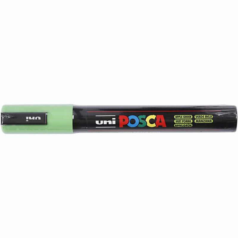 Uni Posca Verfmarker - lijndikte: 2,5 mm - PC-5M - Appel Groen - 72