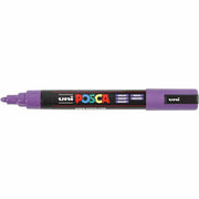 Uni Posca Verfmarker - lijndikte: 2,5 mm - PC-5M - Paars - 12