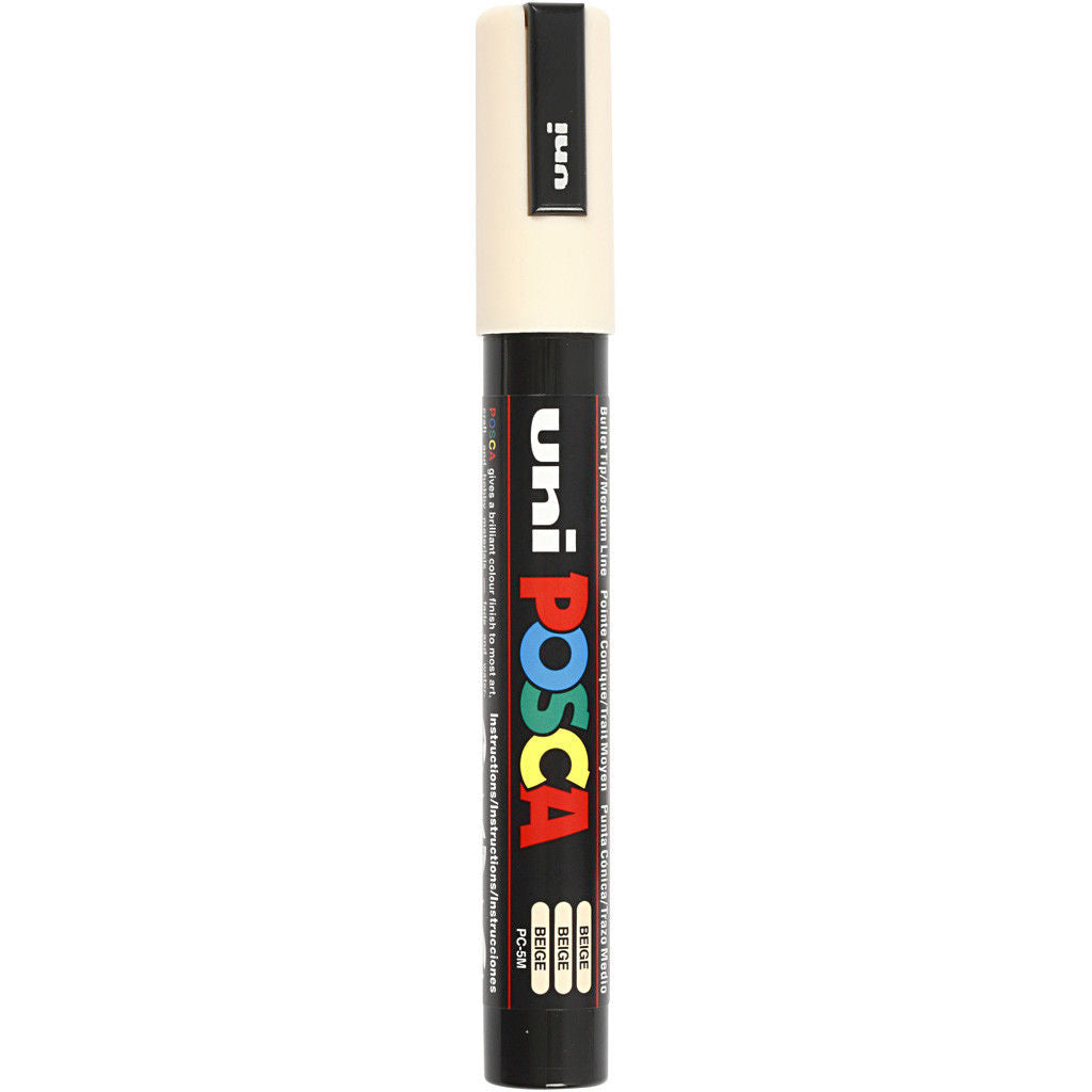 Posca Marker, lijndikte: 2,5 mm, PC-5M, beige medium, 1stuk (276088) - (45)