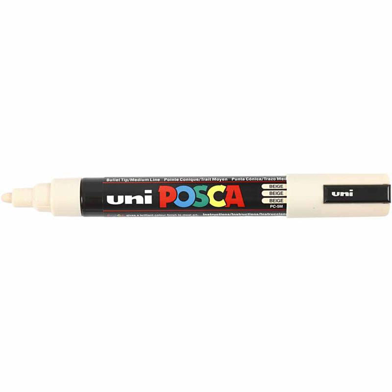Posca Marker, lijndikte: 2,5 mm, PC-5M, beige medium, 1stuk (276088) - (45)