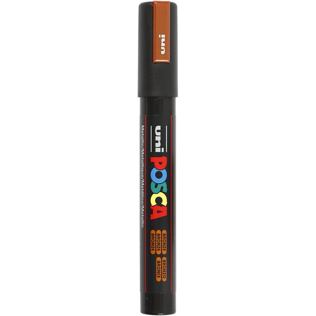 Uni Posca Verfmarker - lijndikte: 2,5 mm - PC-5M - Brons - 42