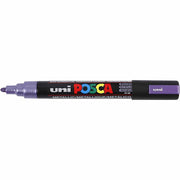 Uni Posca Verfmarker - lijndikte: 2,5 mm - PC-5M - Metallic Paars - M12