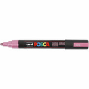 Uni Posca Verfmarker - lijndikte: 2,5 mm - PC-5M - Metallic Roze - M13