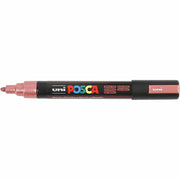 Uni Posca Verfmarker - lijndikte: 2,5 mm - PC-5M - Metallic Rood - M15
