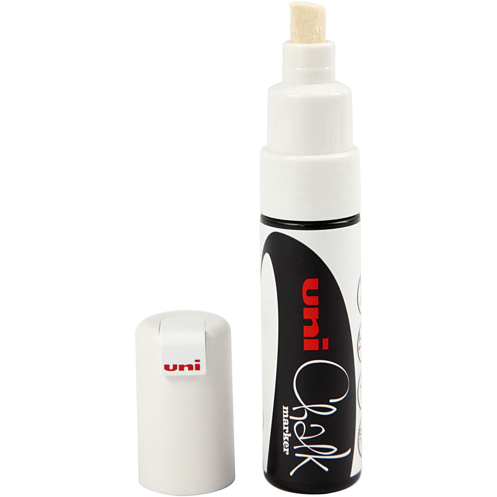 Chalk Marker, lijndikte: 8 mm, wit, 1stuk (279911)