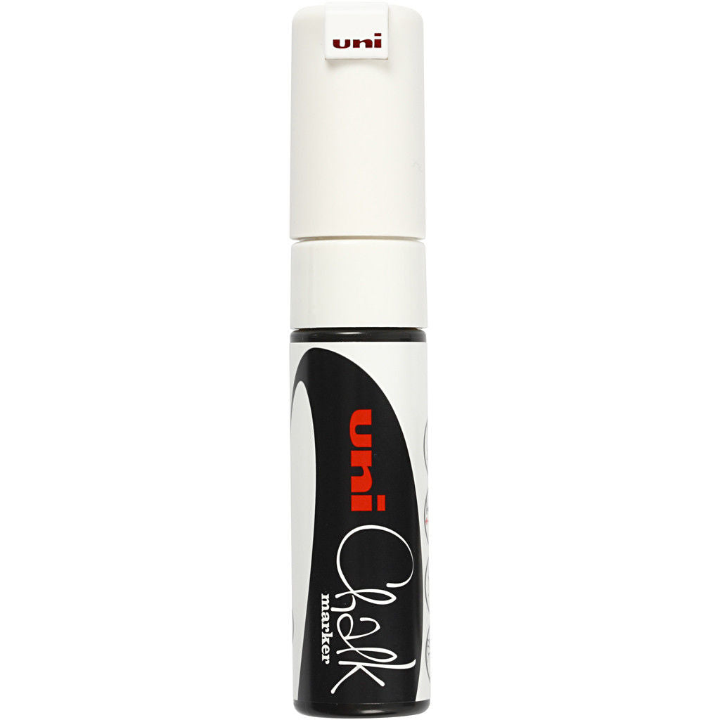 Chalk Marker, lijndikte: 8 mm, wit, 1stuk (279911)