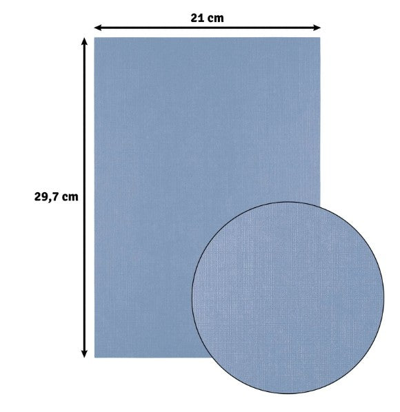 Florence - Linnenkarton - 250g - A4 - Steel - 10x (2821-0052)