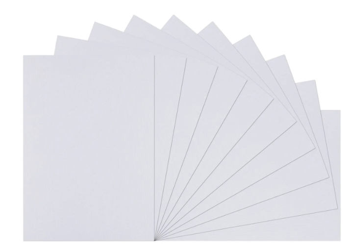 Florence - Linnenkarton - 250g - A4 - White - 10x (2821-097)