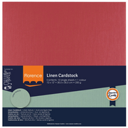Florence • Linnenkarton 250g 30,5x30,5cm Ruby 10x (2822-031)