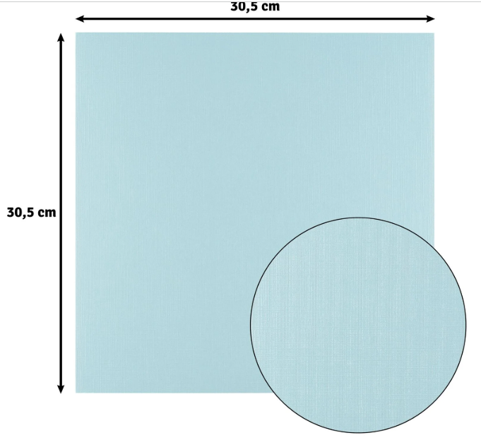 Florence • Linnenkarton 250g 30,5x30,5cm Ocean 10x (2822-045)