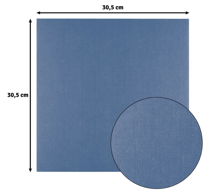 Florence • Linnenkarton 250g 30,5x30,5cm Maritime 10x (2822-054)