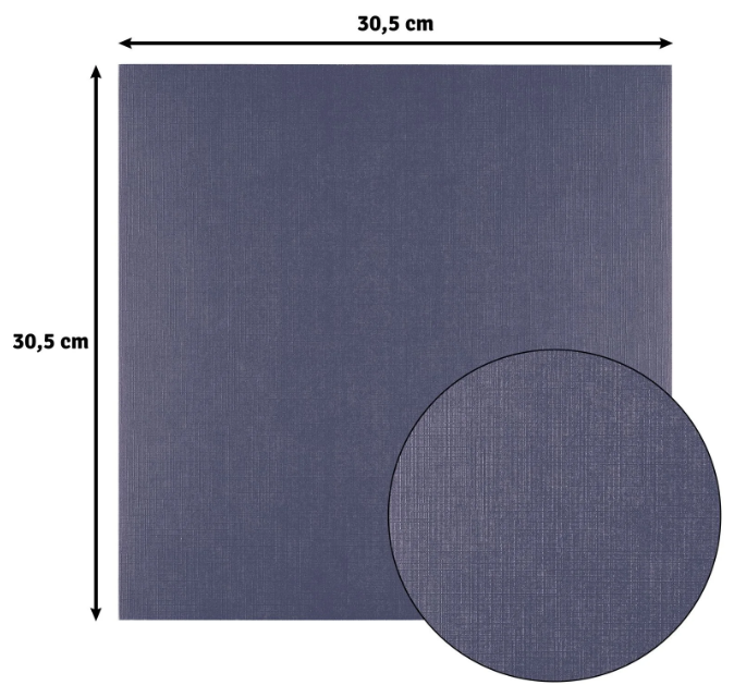 Florence • Linnenkarton 250g 30,5x30,5cm Eggplant 10x (2822-055)