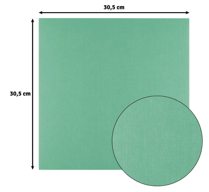 Florence • Linnenkarton 250g 30,5x30,5cm Holly 10x (2822-076)