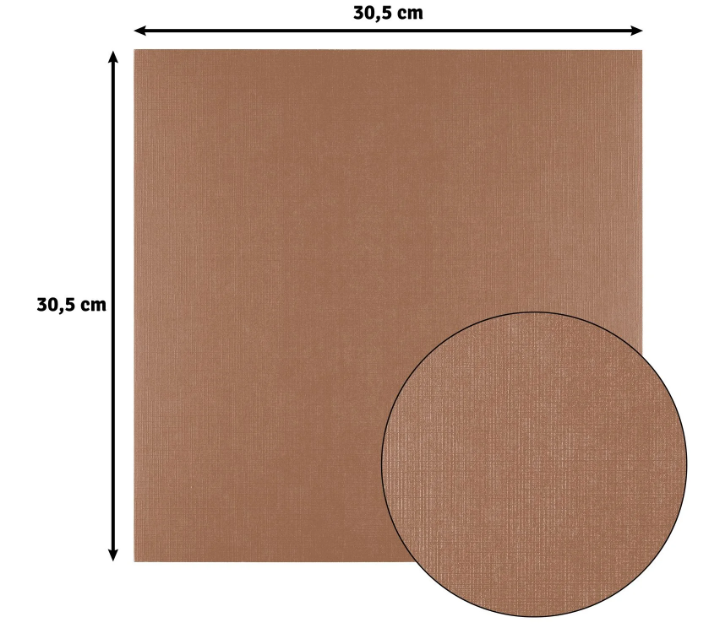 Florence • Linnenkarton 250g 30,5x30,5cm Hazelnut 10x (2822-093)