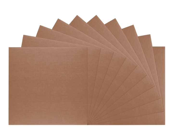 Florence • Linnenkarton 250g 30,5x30,5cm Hazelnut 10x (2822-093)