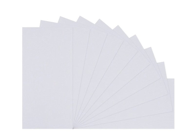 Florence • Linnenkarton 250g 27x13,5cm White 10x (2823-097)