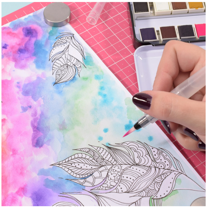 Florence • Aquarelpapier Glad 30,5x30,5cm 200g Wit 10x (2911-6004)