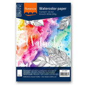 Florence • Aquarelpapier A4 smooth White 200gr 12vellen (2911-6003)