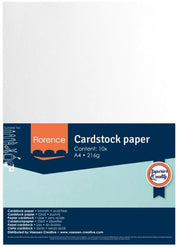 Florence • Cardstock Papier 216g Glad A4 Wit 10x (2927-097)
