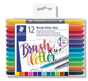 Brush letter duo penseel lettering pen - set 12 (3004 TB12)