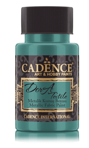 Cadence - Dora metallic - textiel verf - Groen - 50 ml (1135)