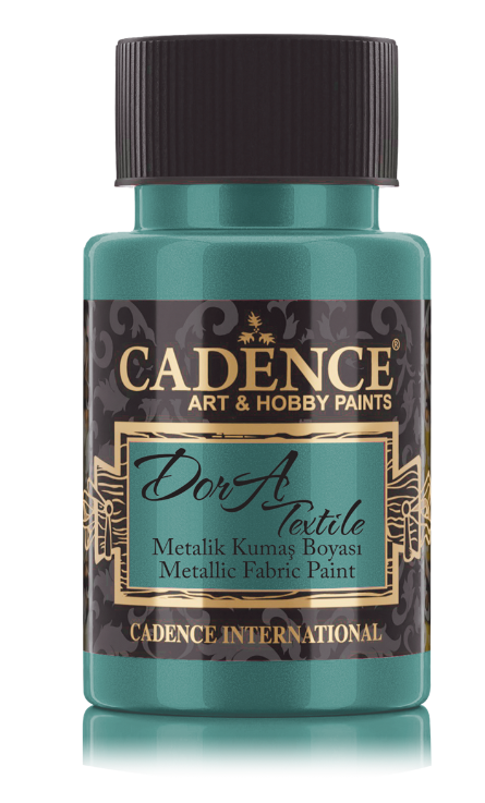 Cadence - Dora metallic - textiel verf - Groen - 50 ml (1135)