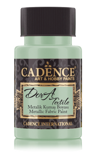 Cadence - Dora metallic - textiel verf - Menthol - 50 ml (1146)
