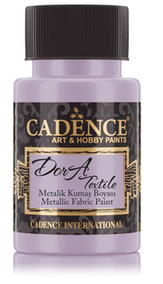 Cadence - Dora metallic - textiel verf - Antiekroze - 50 ml (1147)