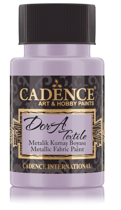 Cadence - Dora metallic - textiel verf - Antiekroze - 50 ml (1147)