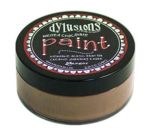 Ranger Dylusions Paint 59 ml - melted chocolate DYP46011) -26- OPRUIMING