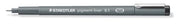 Staedtler Pigment liner fineliner 0,1 mm zwart