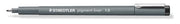Staedtler Pigment liner fineliner 1,0 mm zwart