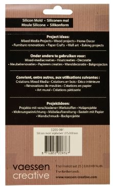 Vaessen Creative • Siliconen mal alfabet (3205-001)