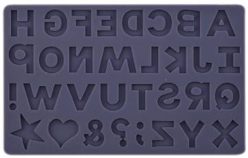 Vaessen Creative • Siliconen mal alfabet (3205-001)