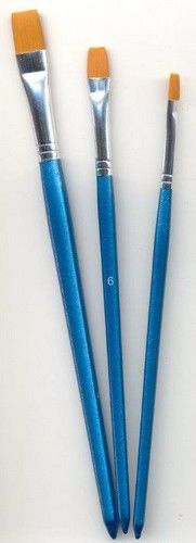 Penselen set nylon 3x plat 3 ST (12185-8502)