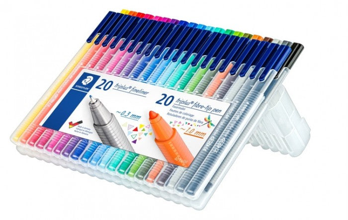 triplus mixed set 20 fineliner + 20 color (34 SB40)