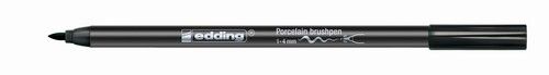 edding-4200 porselein brushpen zwart 1ST 1-4 mm (4-4200001)