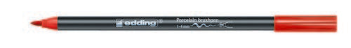 edding-4200 porselein brushpen rood 1ST 1-4 mm (4-4200002)